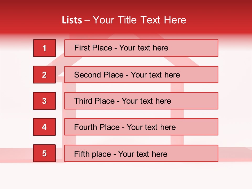 Market Red Sale PowerPoint Template