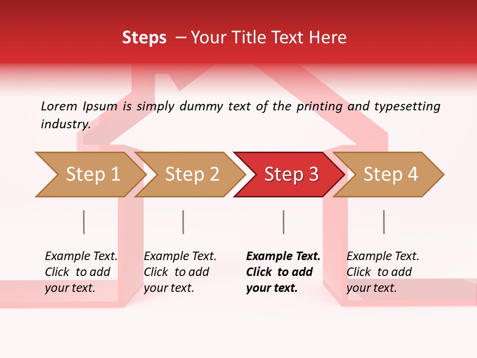 Market Red Sale PowerPoint Template