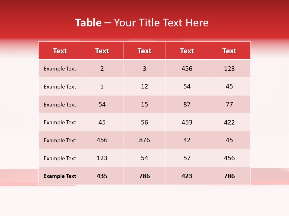 Market Red Sale PowerPoint Template