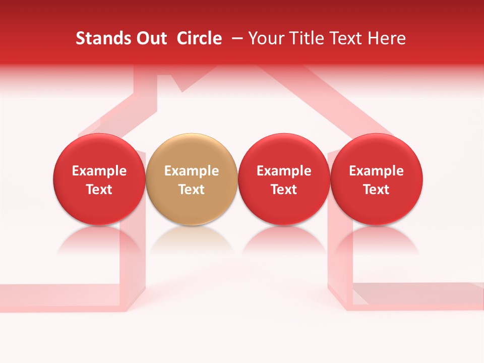Market Red Sale PowerPoint Template