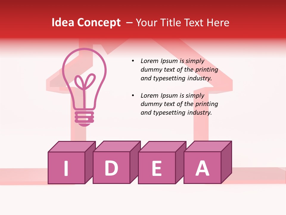 Market Red Sale PowerPoint Template