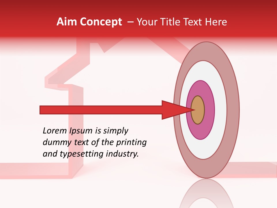 Market Red Sale PowerPoint Template