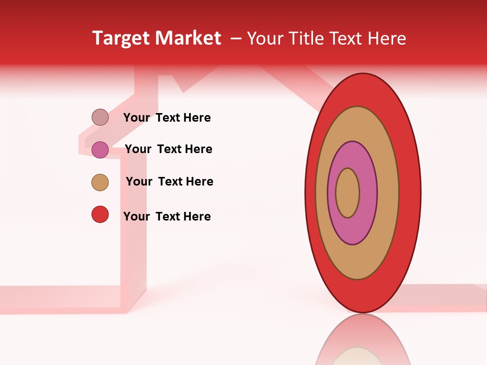 Market Red Sale PowerPoint Template