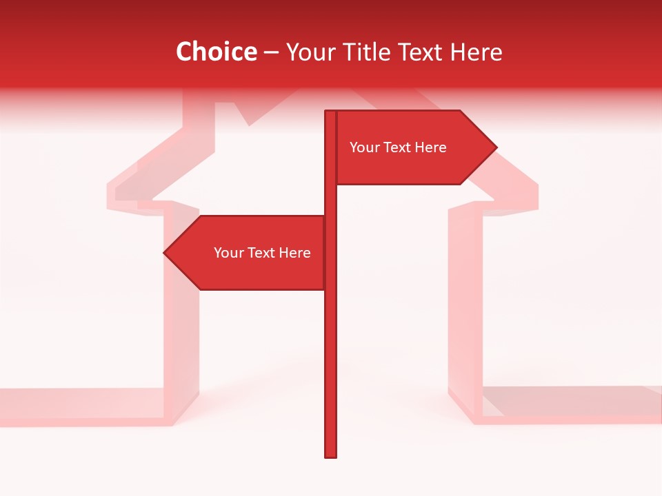 Market Red Sale PowerPoint Template