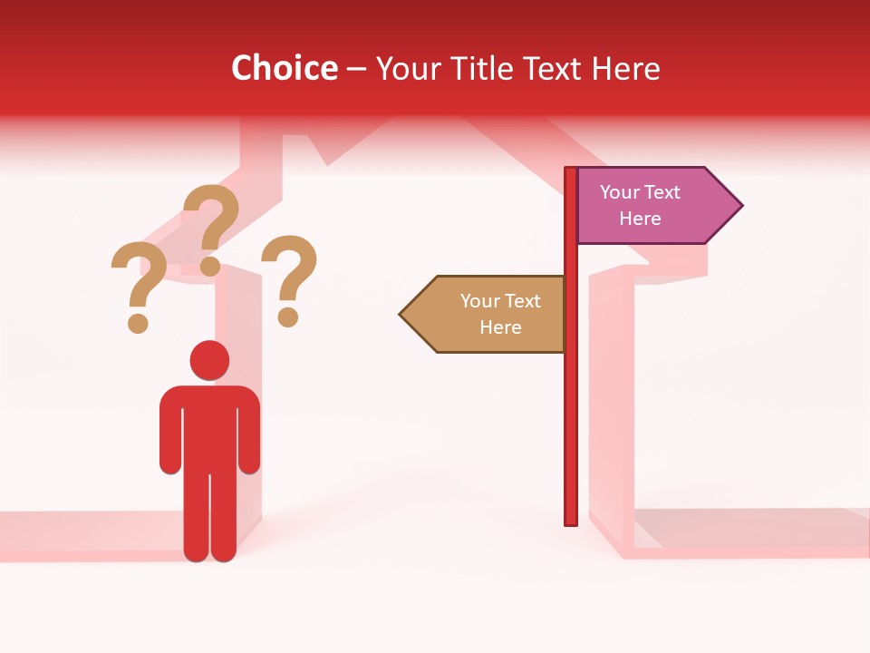 Market Red Sale PowerPoint Template