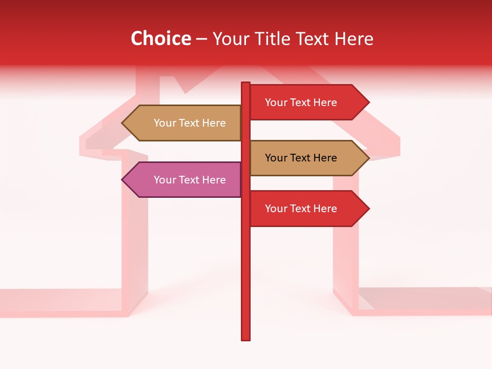 Market Red Sale PowerPoint Template