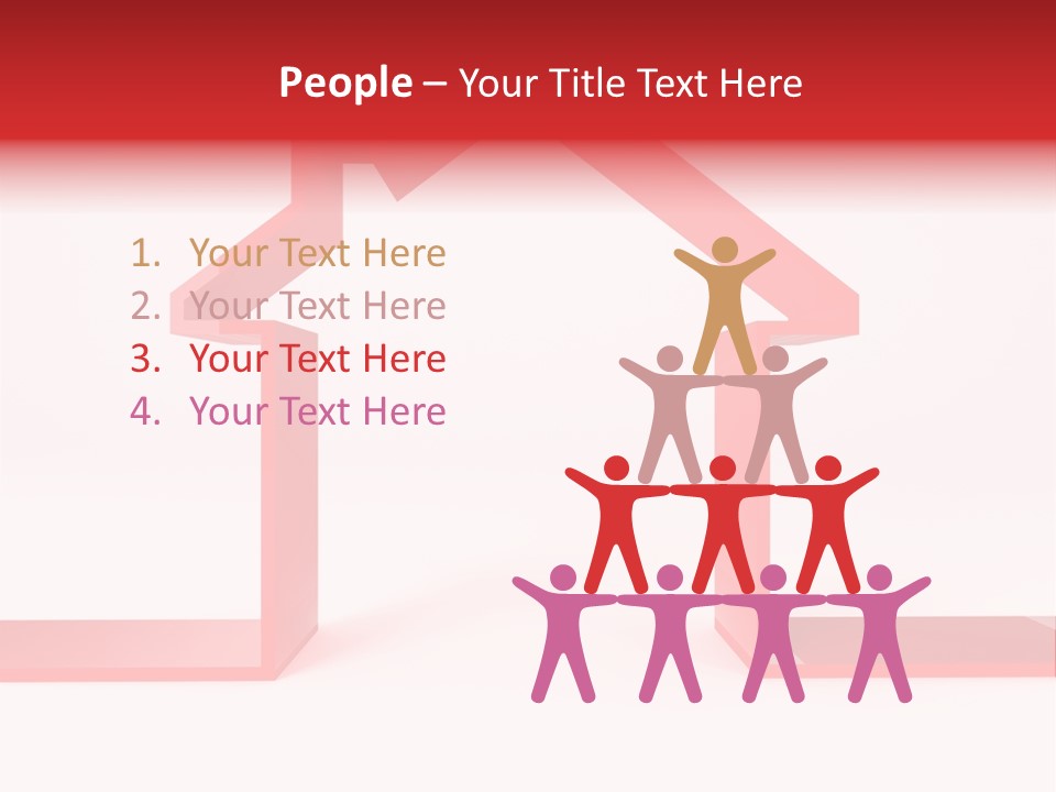 Market Red Sale PowerPoint Template