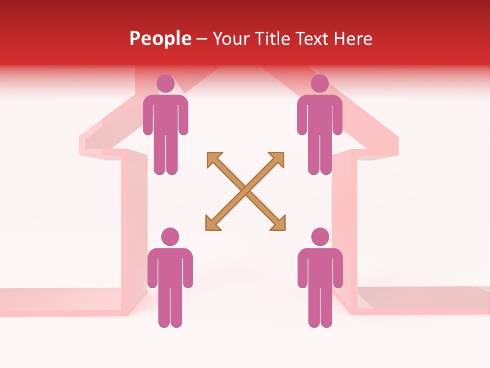 Market Red Sale PowerPoint Template