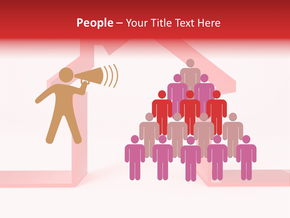 Market Red Sale PowerPoint Template