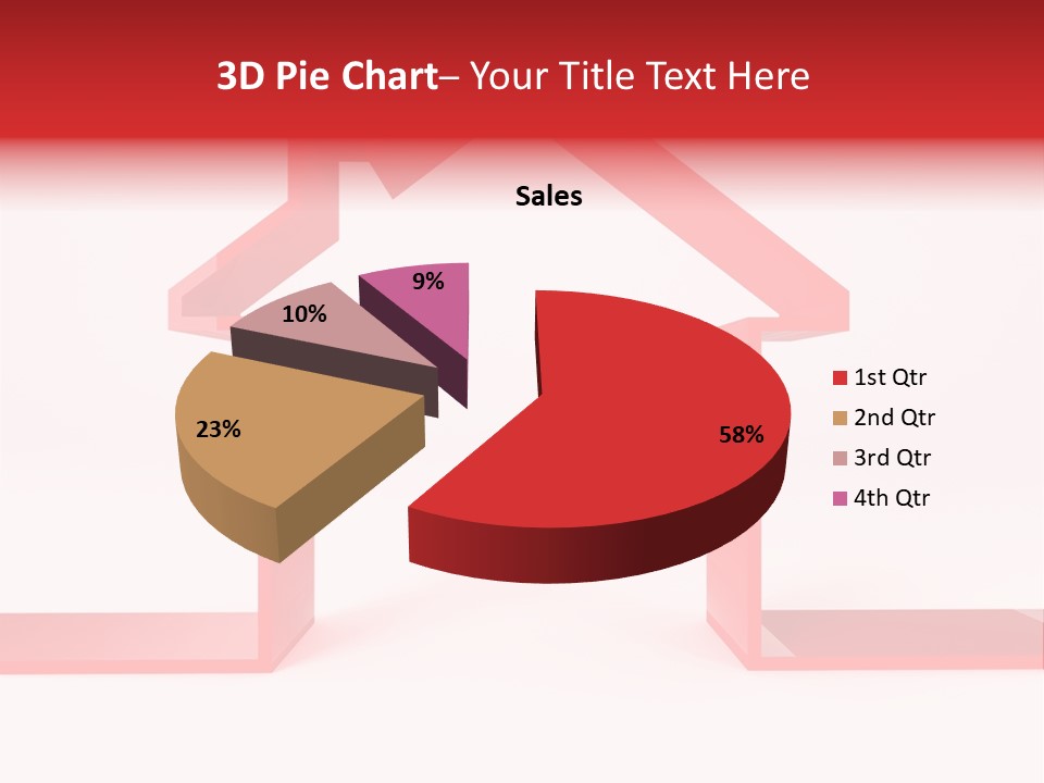 Market Red Sale PowerPoint Template