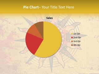 Sun Gold Colour PowerPoint Template