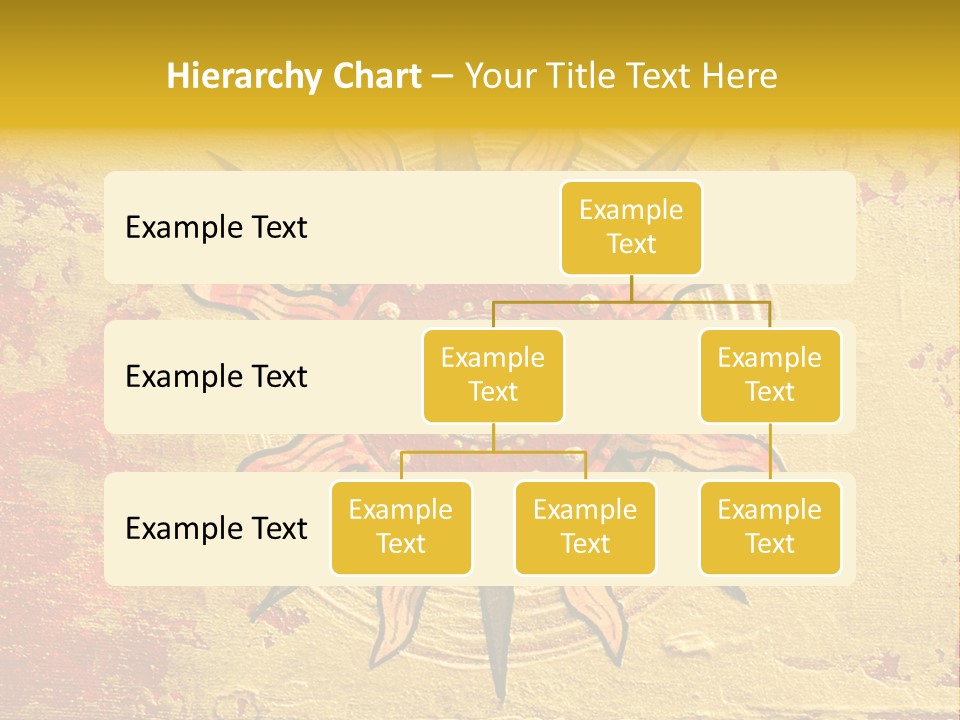 Sun Gold Colour PowerPoint Template