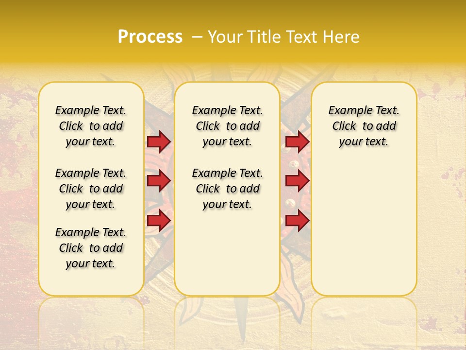 Sun Gold Colour PowerPoint Template