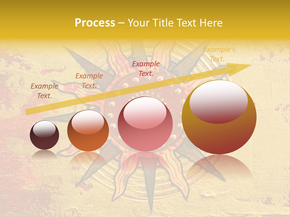 Sun Gold Colour PowerPoint Template