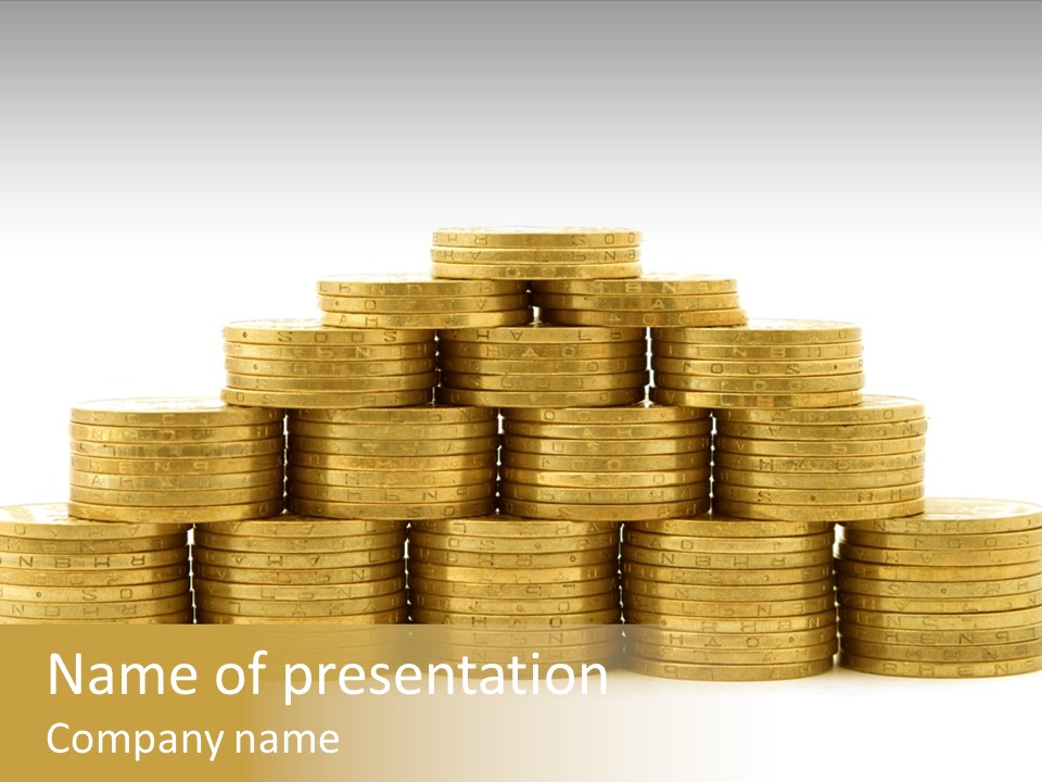 Coin Money Making PowerPoint Template