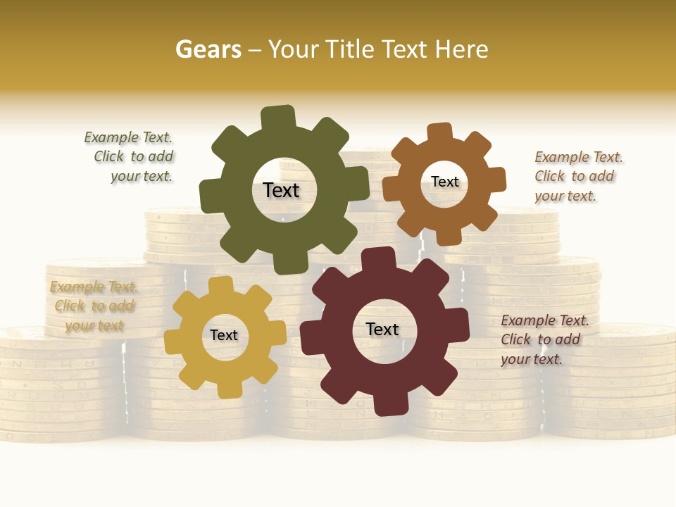 Coin Money Making PowerPoint Template