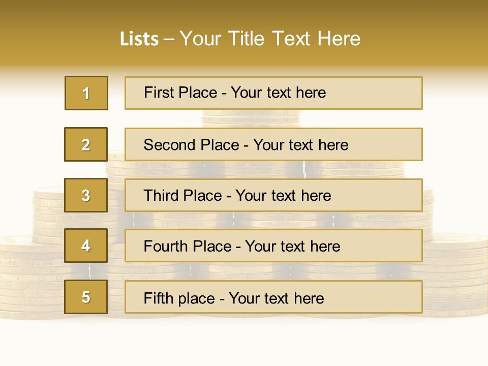 Coin Money Making PowerPoint Template