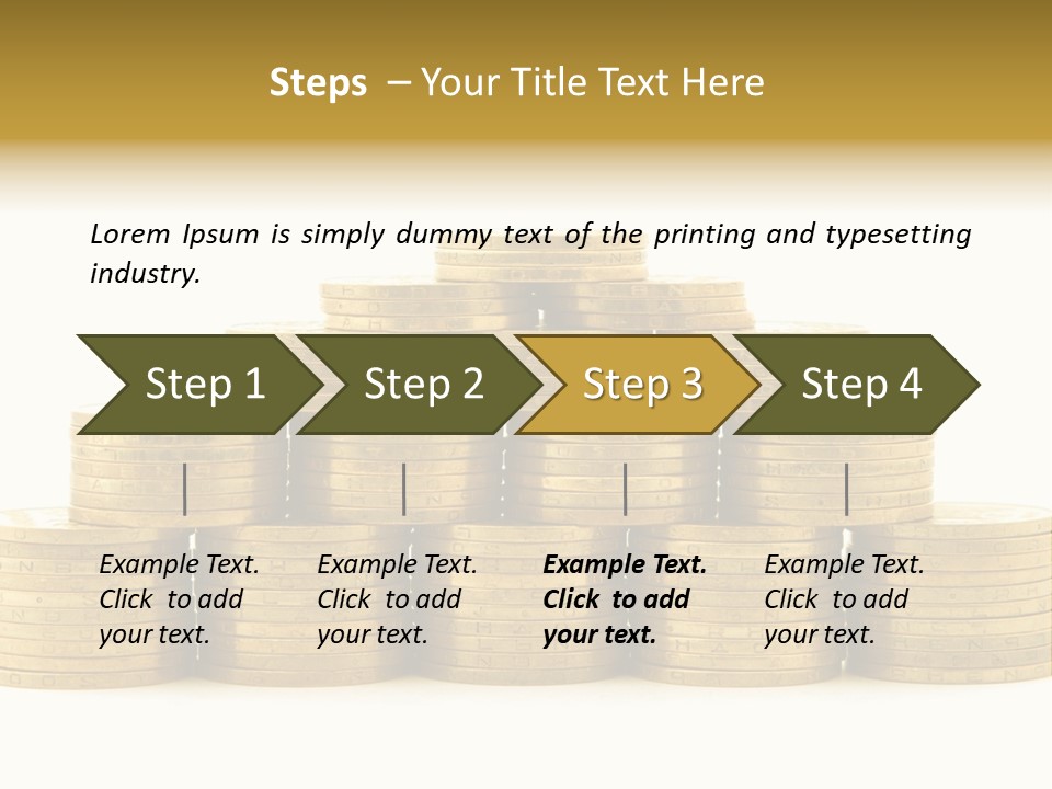 Coin Money Making PowerPoint Template