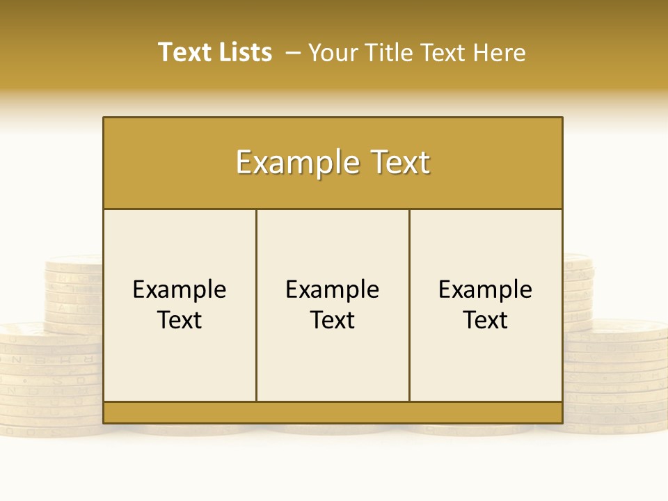 Coin Money Making PowerPoint Template