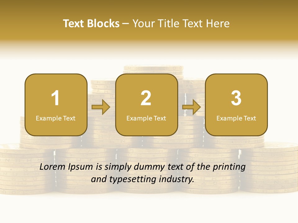 Coin Money Making PowerPoint Template