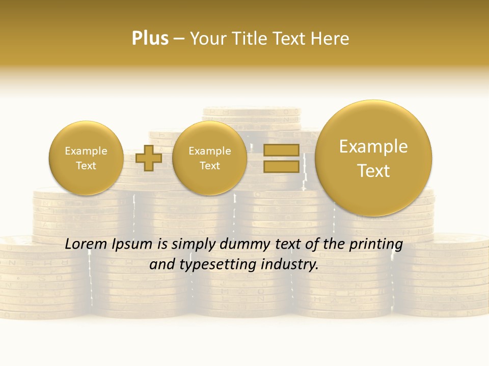 Coin Money Making PowerPoint Template