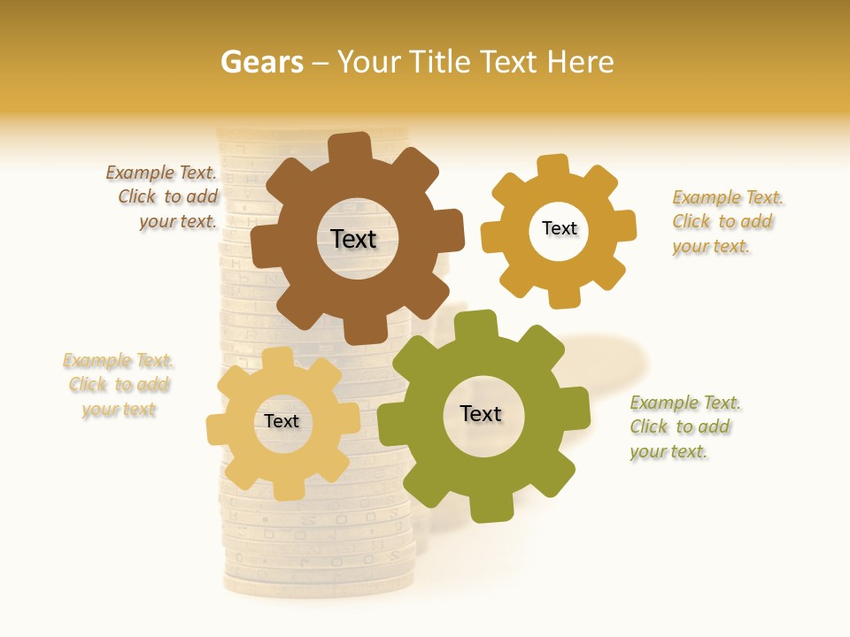 Bank Currency Achievement PowerPoint Template