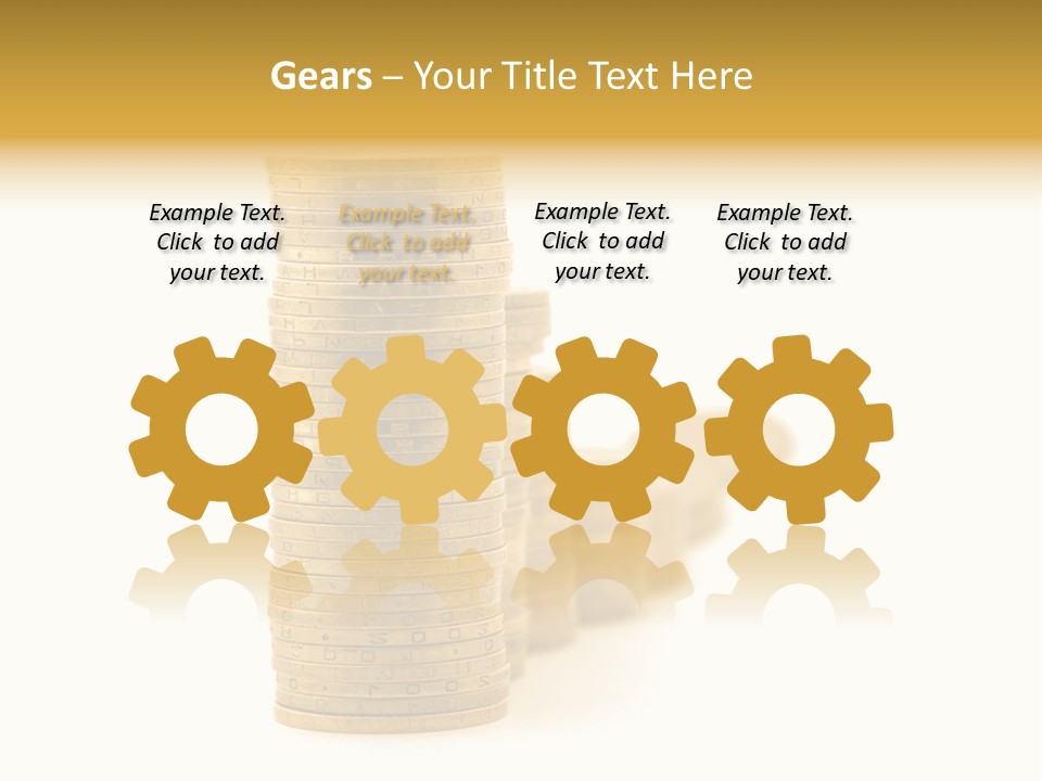 Bank Currency Achievement PowerPoint Template