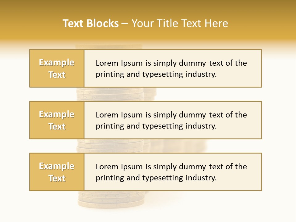 Bank Currency Achievement PowerPoint Template