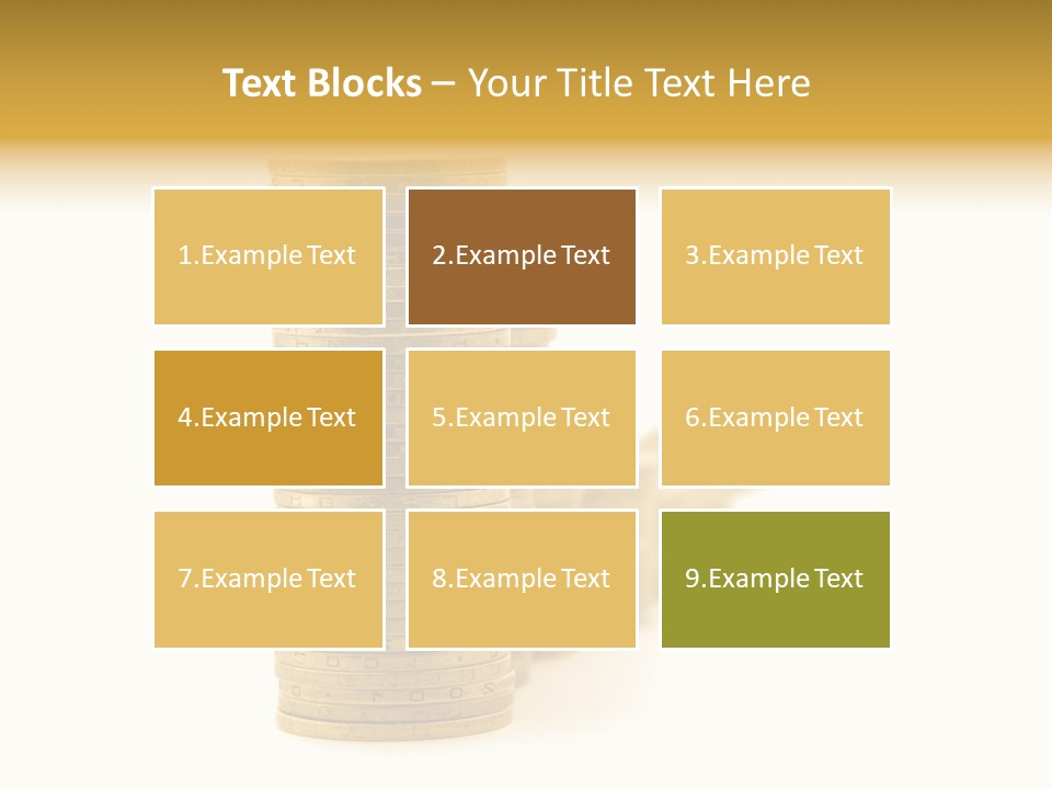 Bank Currency Achievement PowerPoint Template