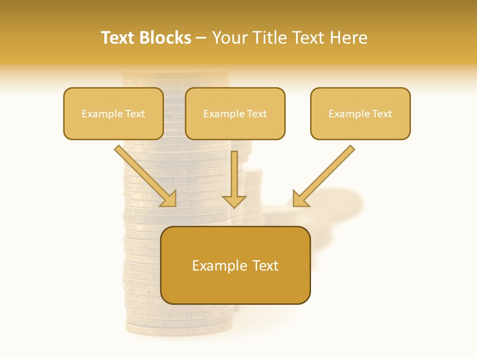 Bank Currency Achievement PowerPoint Template