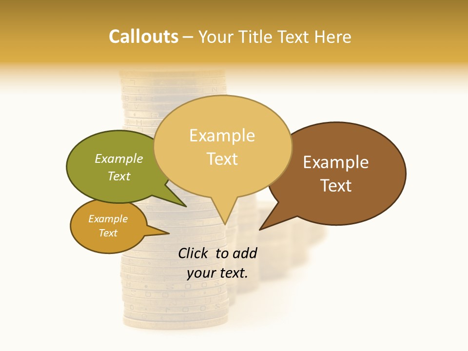 Bank Currency Achievement PowerPoint Template
