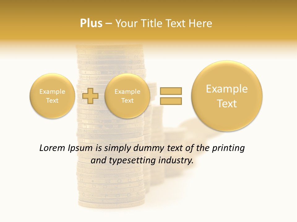 Bank Currency Achievement PowerPoint Template
