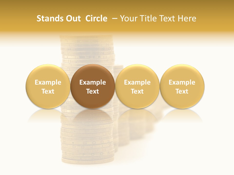 Bank Currency Achievement PowerPoint Template