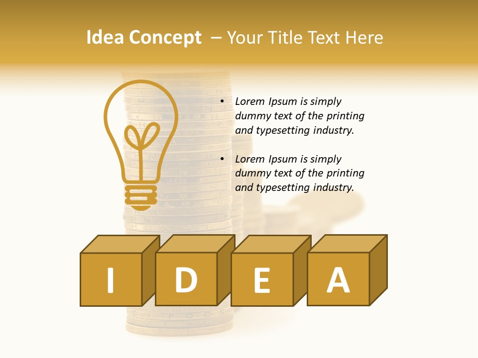 Bank Currency Achievement PowerPoint Template