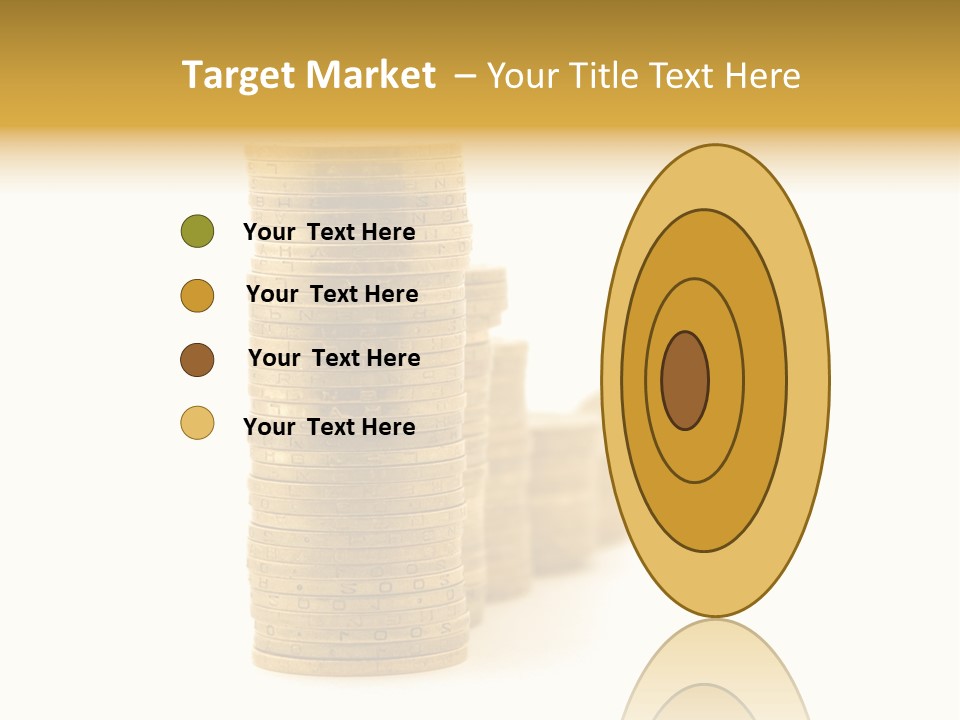 Bank Currency Achievement PowerPoint Template