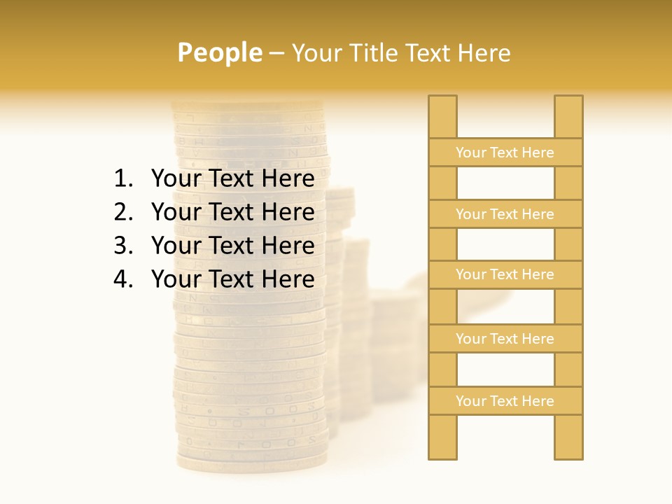 Bank Currency Achievement PowerPoint Template