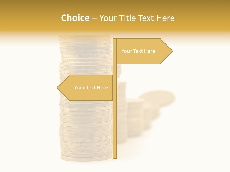 Bank Currency Achievement PowerPoint Template