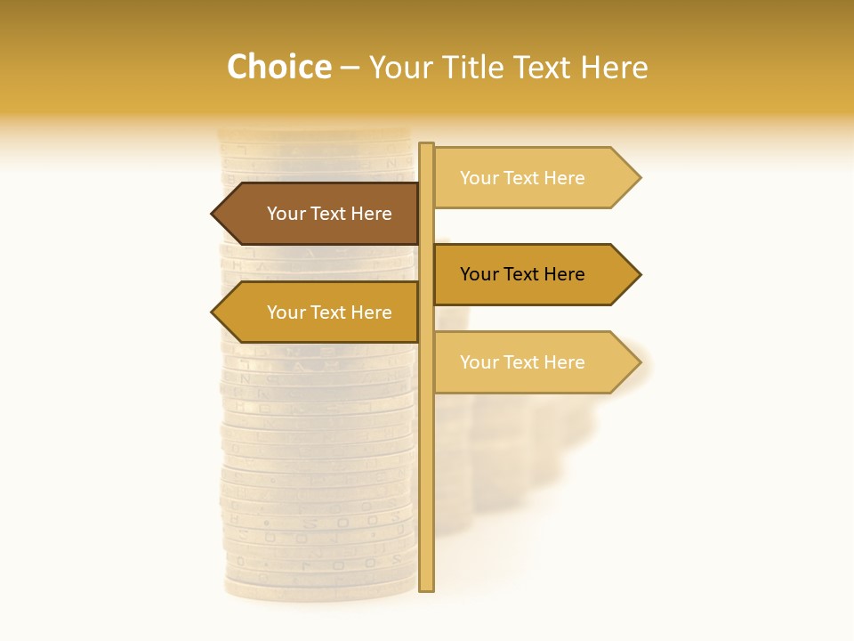 Bank Currency Achievement PowerPoint Template