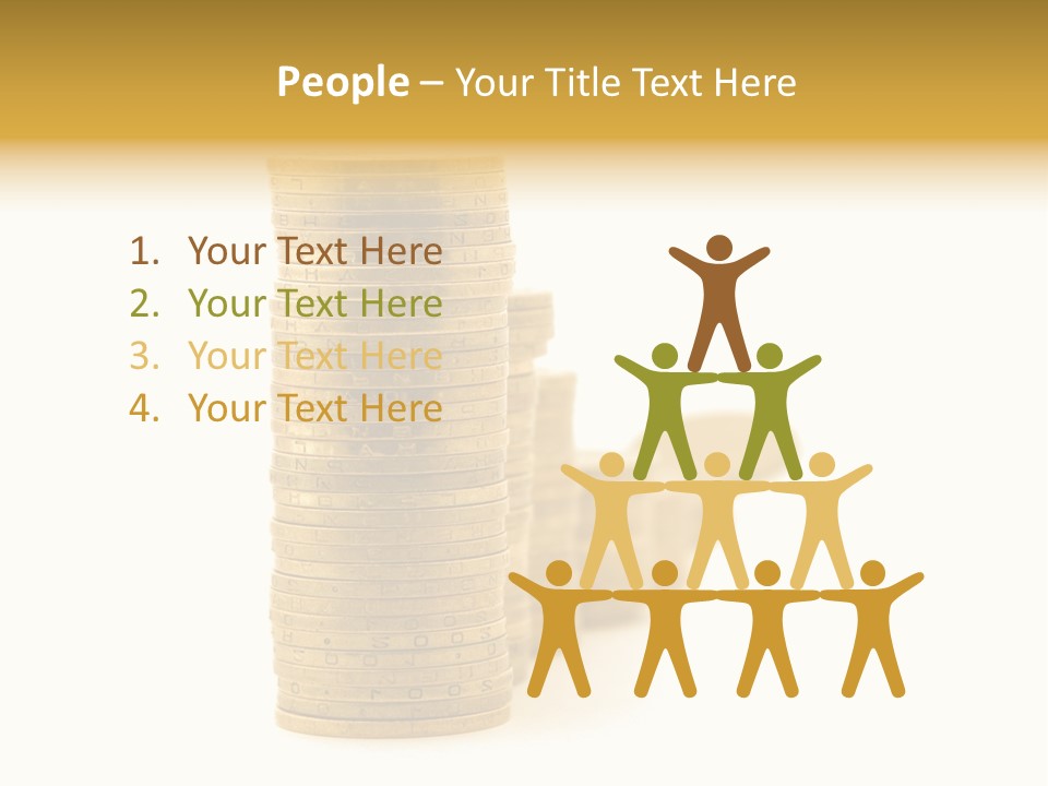 Bank Currency Achievement PowerPoint Template