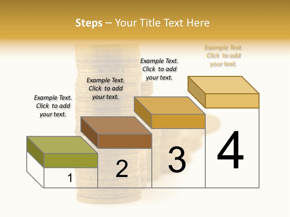 Bank Currency Achievement PowerPoint Template