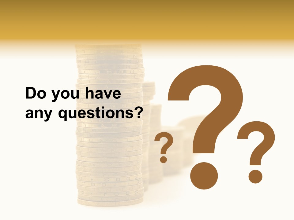 Bank Currency Achievement PowerPoint Template