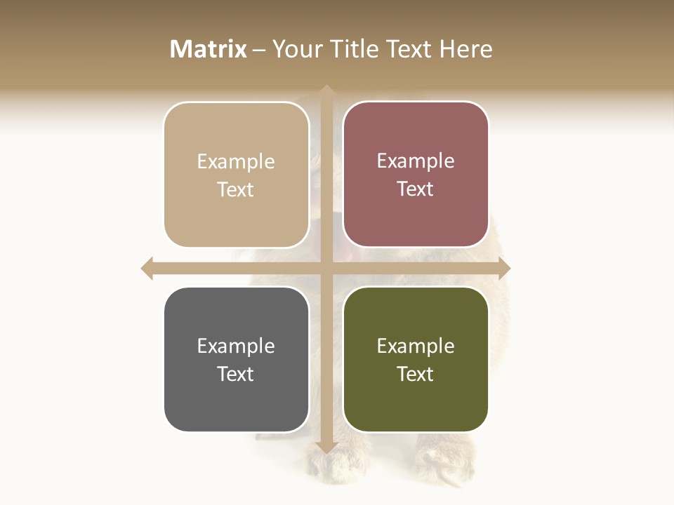 Holiday Rabbit Animal PowerPoint Template