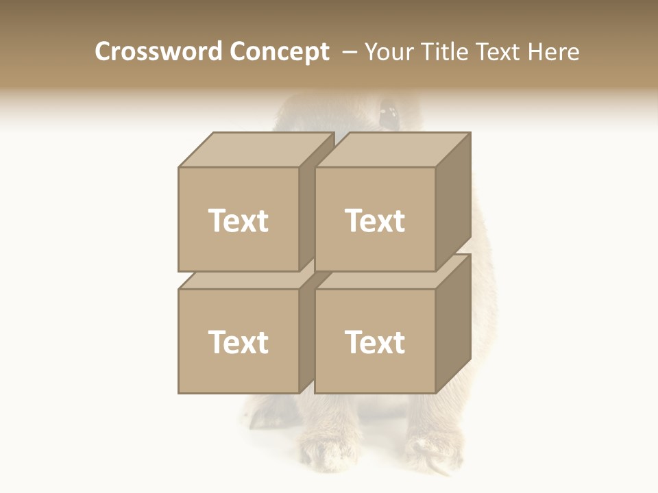 Holiday Rabbit Animal PowerPoint Template