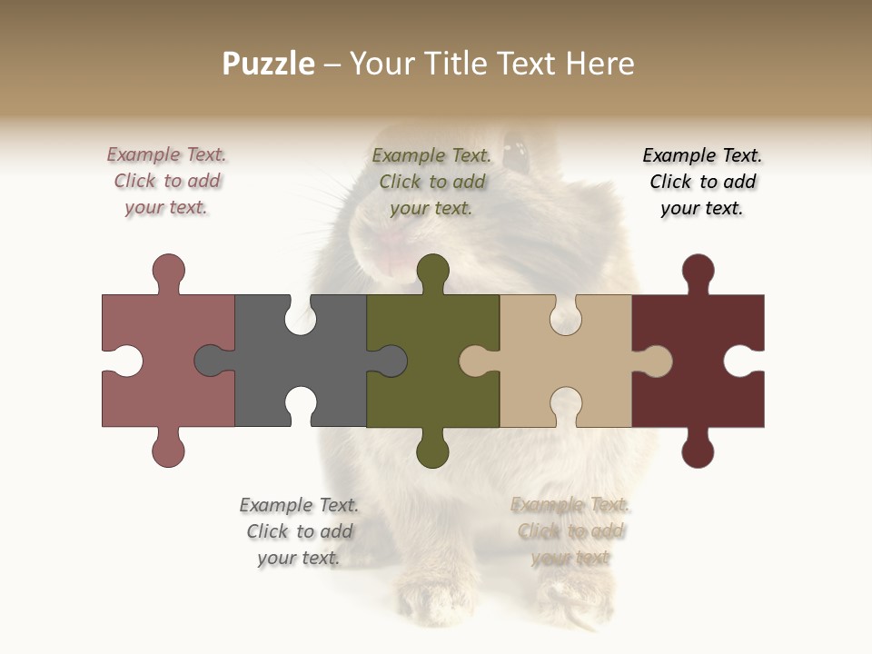 Holiday Rabbit Animal PowerPoint Template