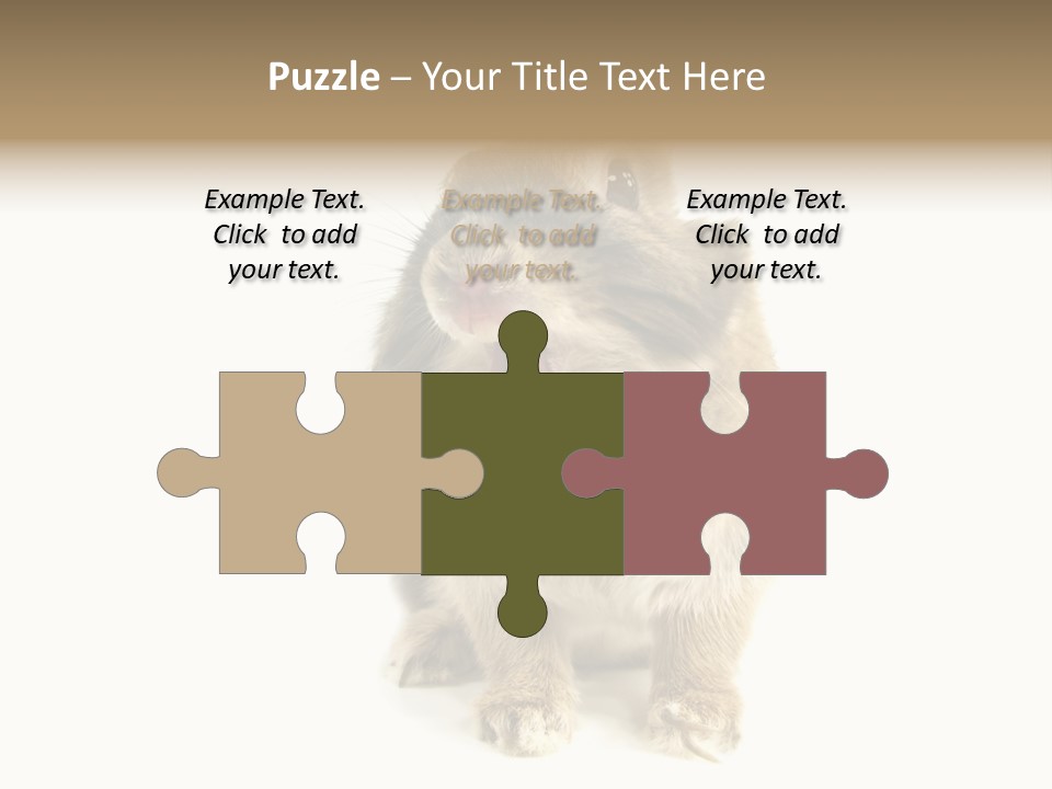 Holiday Rabbit Animal PowerPoint Template