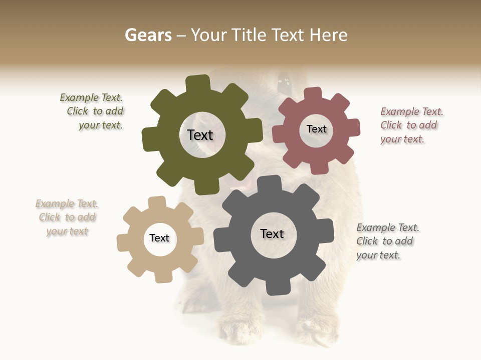 Holiday Rabbit Animal PowerPoint Template