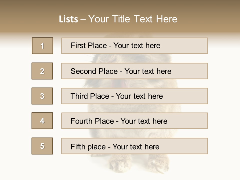 Holiday Rabbit Animal PowerPoint Template