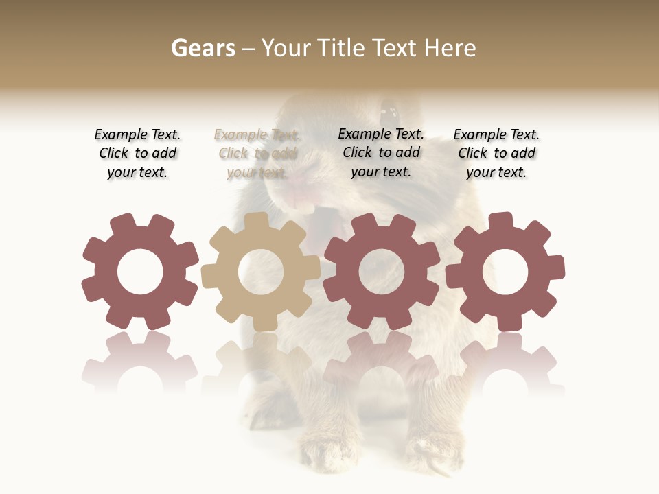 Holiday Rabbit Animal PowerPoint Template