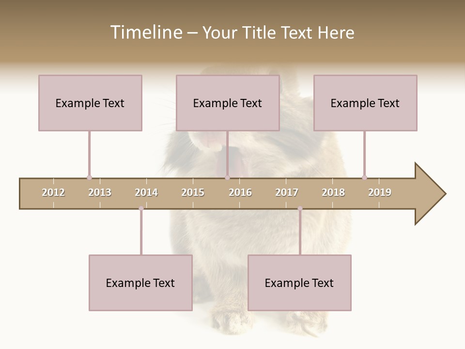 Holiday Rabbit Animal PowerPoint Template