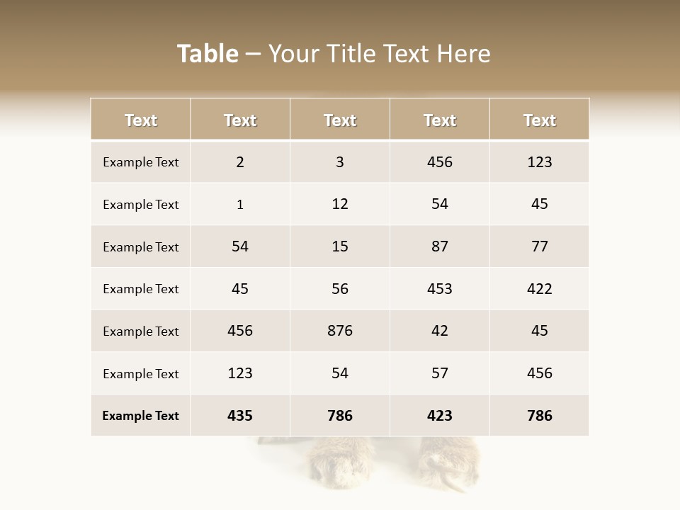 Holiday Rabbit Animal PowerPoint Template